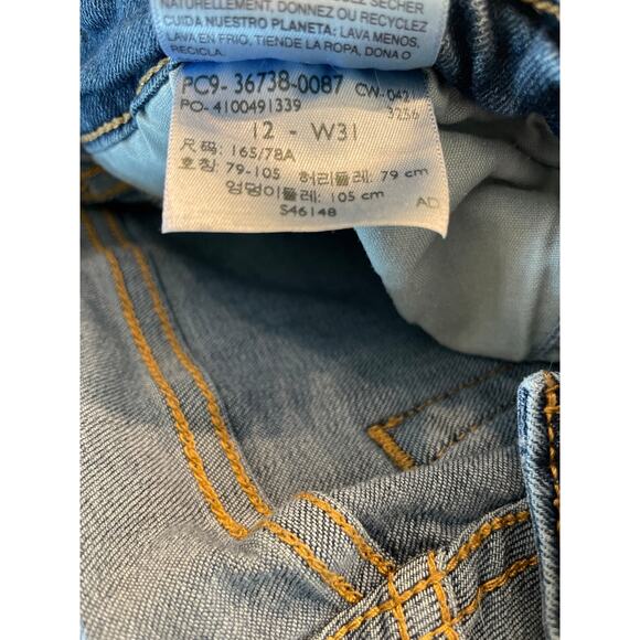 Levi's Boyfriend fit capri jeans 12 - Picture 5 of 9